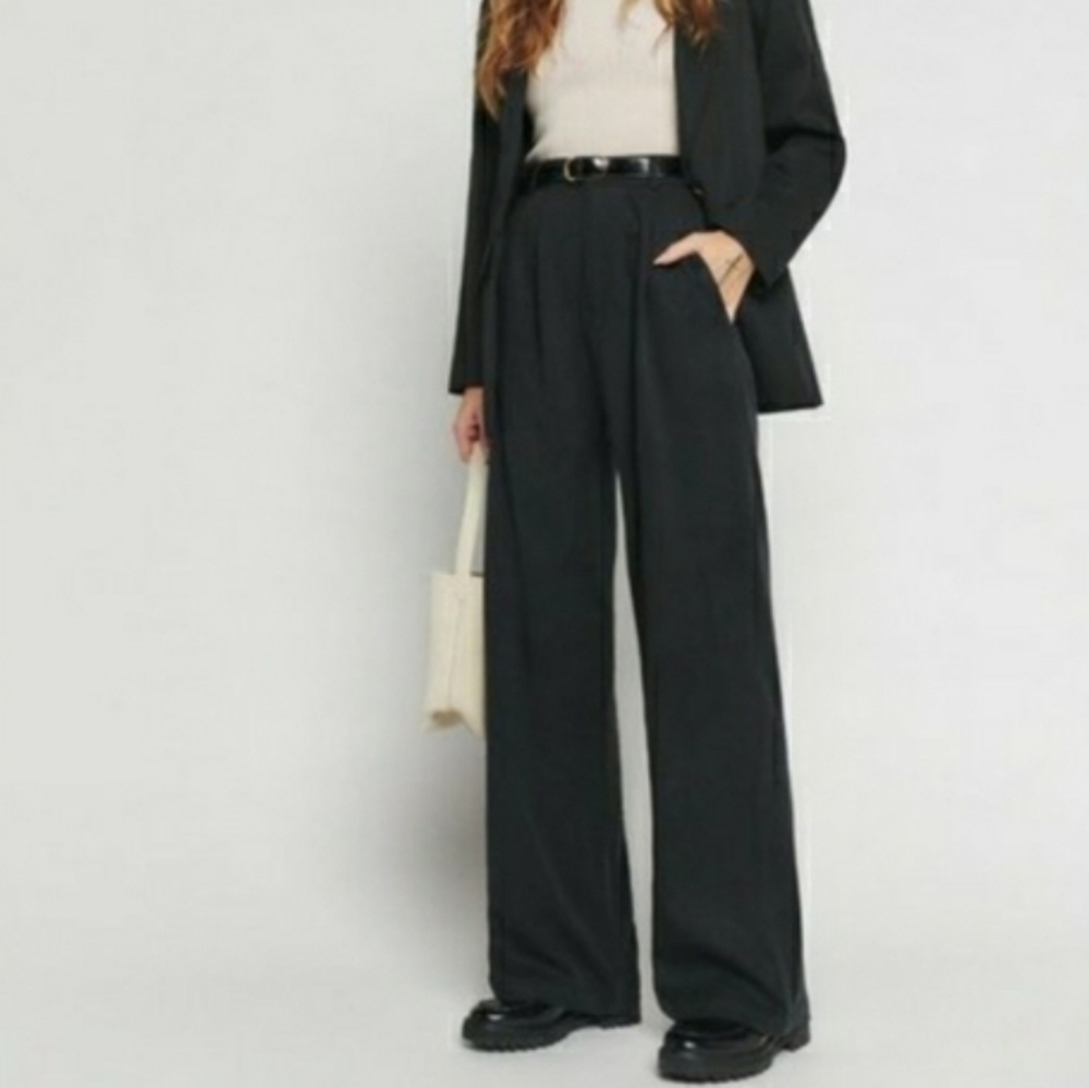 Reformation High Waisted Wide Leg Pants